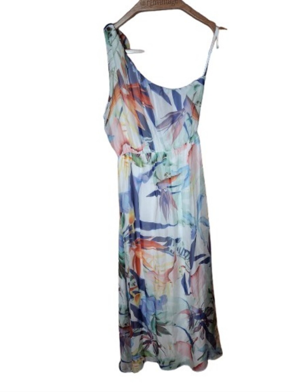 Lara G. Dress Silk Blend NWT Tropical Print M Vacation/Wedding Guest